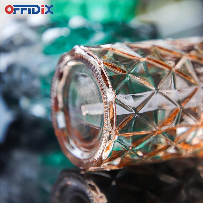 OFFIDIX Glass Spray Bottle, Fine Mist Plant Mister, Handheld Pressure Watering Can, Adjustable Nozzle Glass Spray Bottle, 0.35L/11.8oz Handheld Spray Bottles for Garden Plants Cleaning Solutions - Image 4